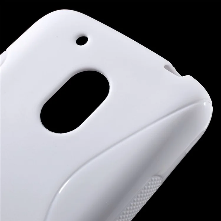 S-style Soft TPU Gel Back Cover for Motorola Moto G4 Play - White