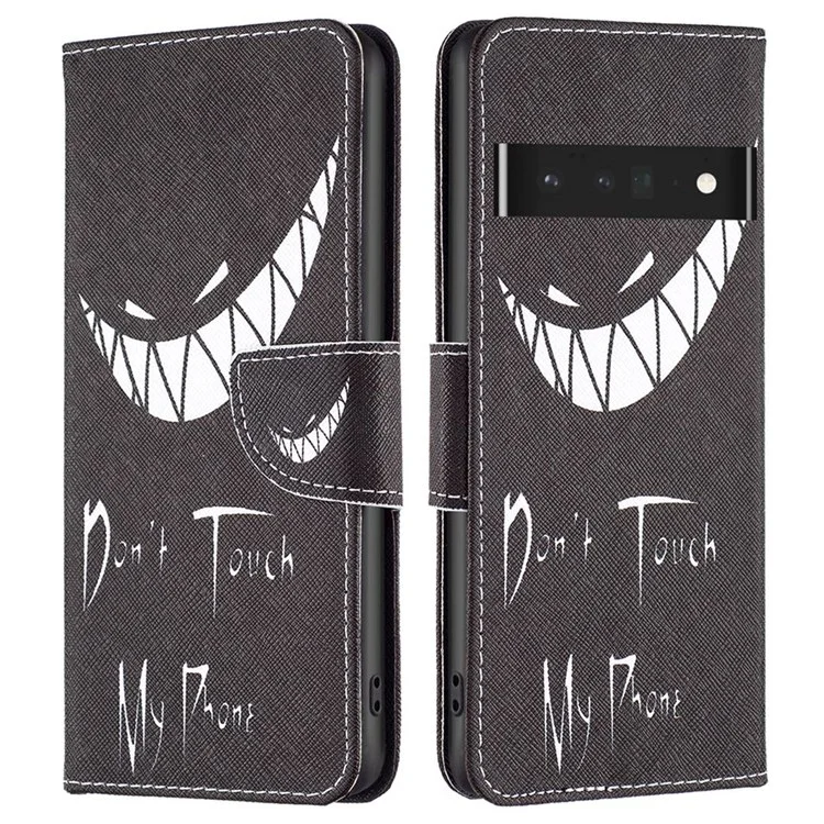 BF Pattern Printing Leather Series-1 Para Google Pixel 7 Pro, Colorido Folio Folio Folio Flip Case Con Billetera Stand - no Toques mi Teléfono