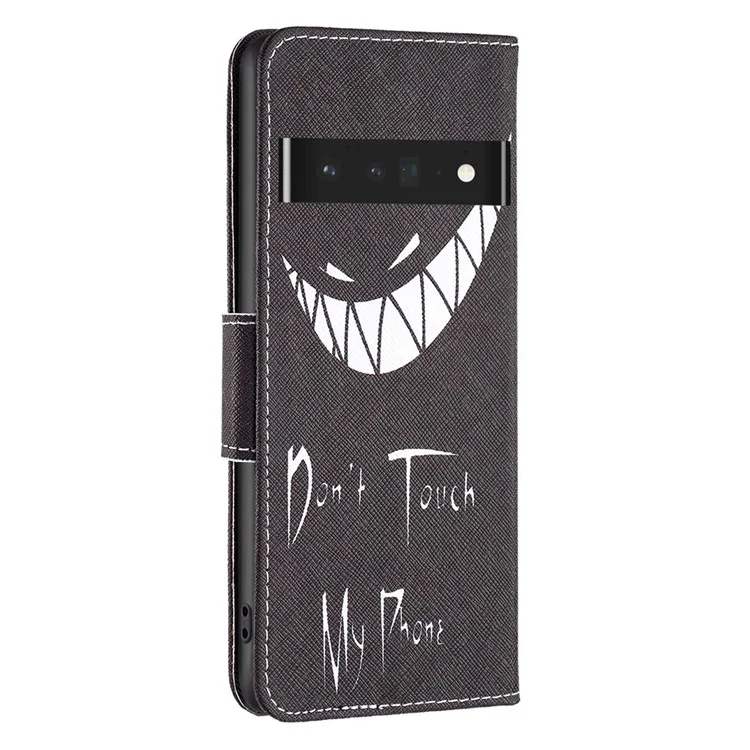 BF Pattern Printing Leather Series-1 Para Google Pixel 7 Pro, Colorido Folio Folio Folio Flip Case Con Billetera Stand - no Toques mi Teléfono