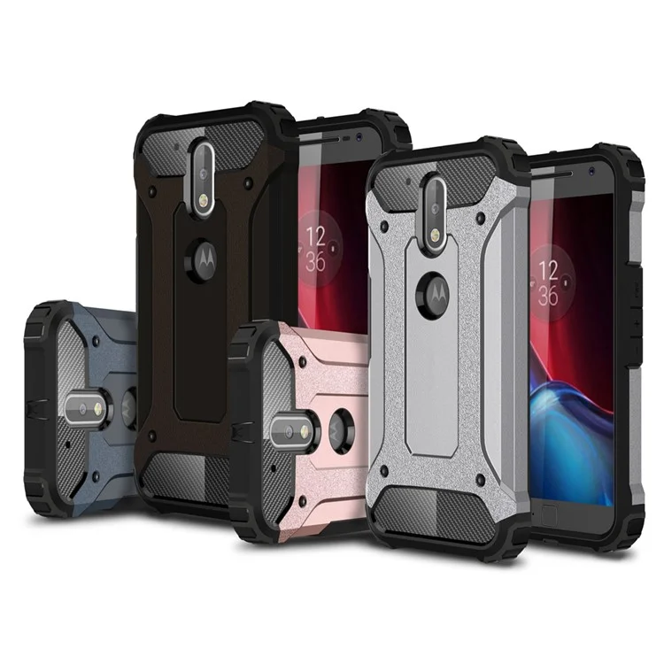 Armor PC TPU Combo Cover for Motorola Moto G4/G4 Plus - Baby Blue