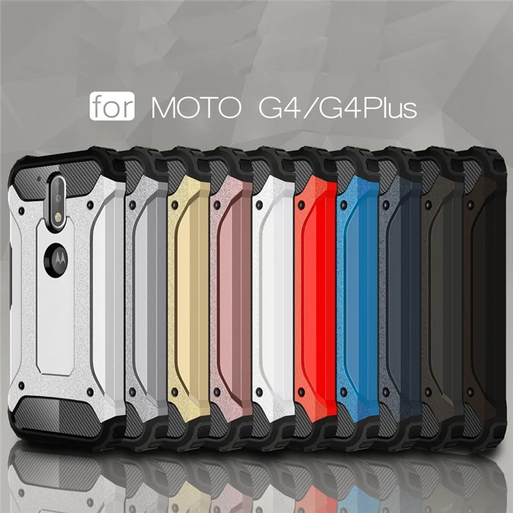 Armor PC TPU Combo Cover for Motorola Moto G4/G4 Plus - Baby Blue