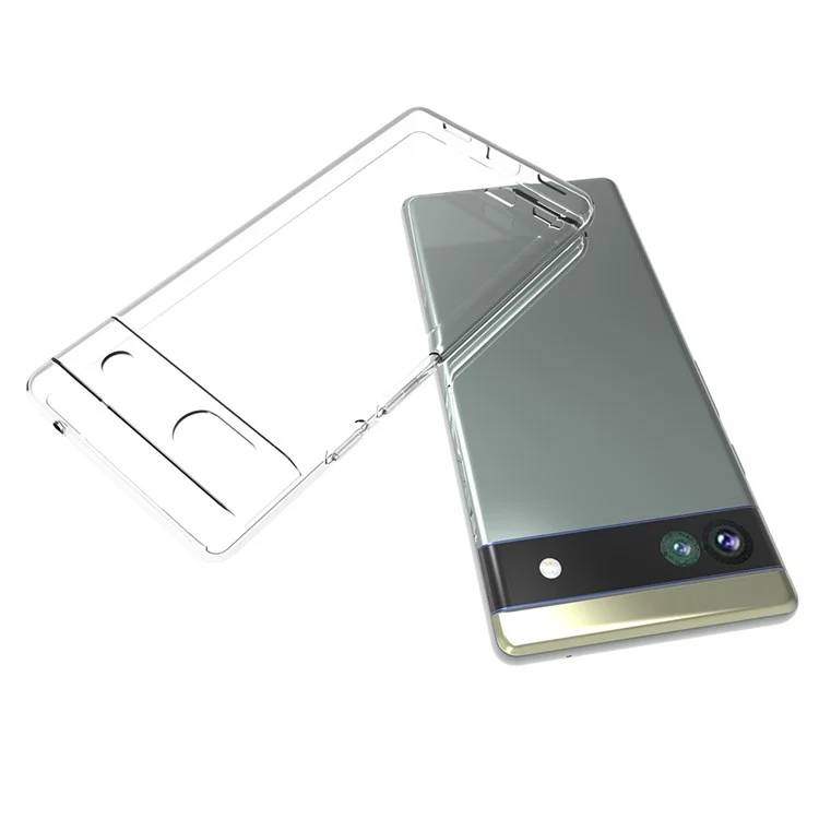 Per Google Pixel 6a 10Pcs/Pack Senza filigrana interna Resistente all'usura Custodia telefonica in TPU morbido Copertura posteriore morbida