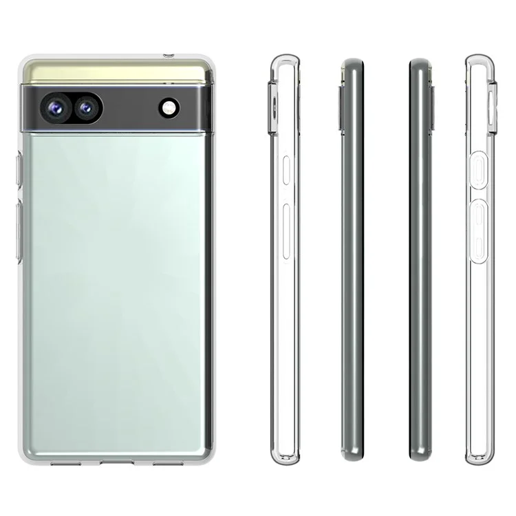 Per Google Pixel 6a 10Pcs/Pack Senza filigrana interna Resistente all'usura Custodia telefonica in TPU morbido Copertura posteriore morbida