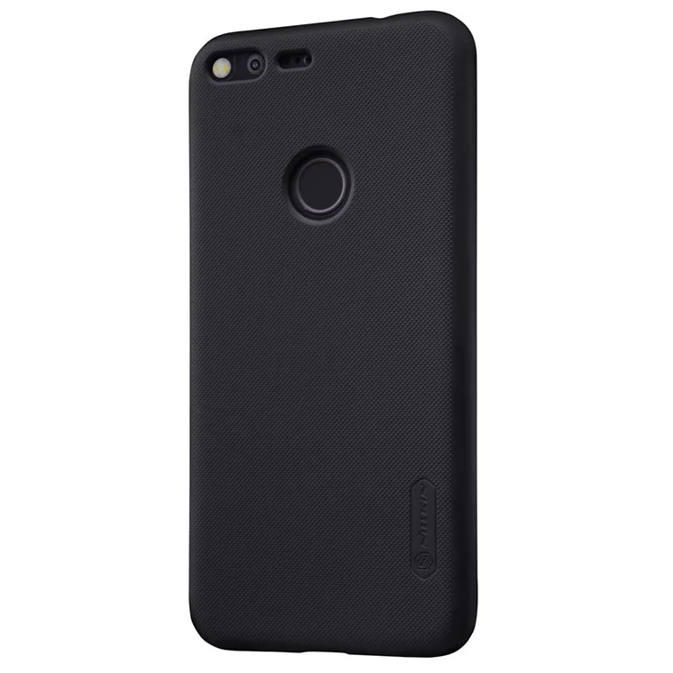 NILLKIN for Google Pixel XL Super Frosted Shield Hard Case + Screen Protector - Black