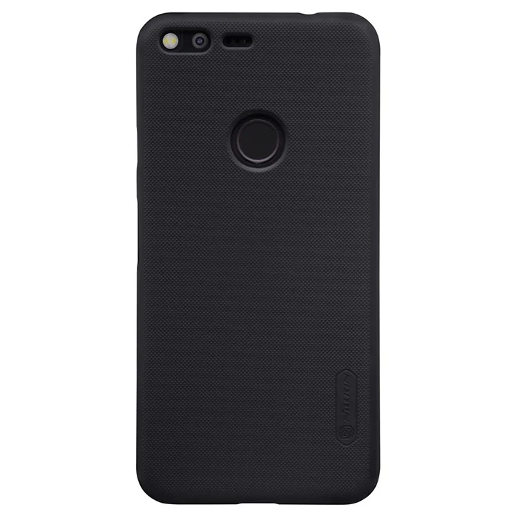NILLKIN for Google Pixel XL Super Frosted Shield Hard Case + Screen Protector - Black