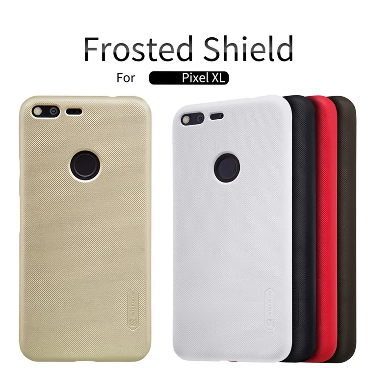 NILLKIN for Google Pixel XL Super Frosted Shield Hard Case + Screen Protector - Black