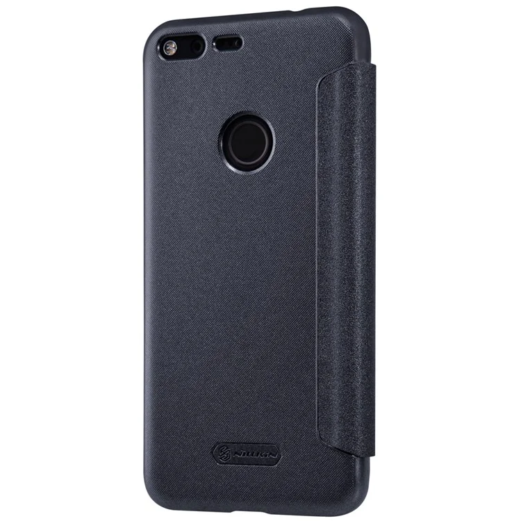 NILLKIN Sparkle Series Smart Leather Wake Sleep Case for Google Pixel XL - Black