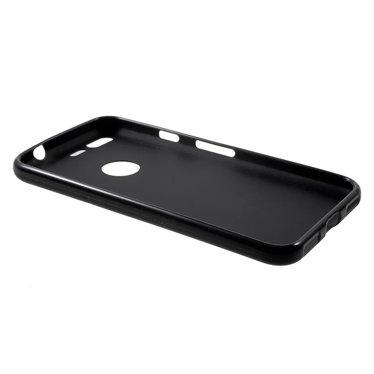 Anti-fingerprint Frosted TPU Gel Case for Google Pixel 5.0 inch - Black