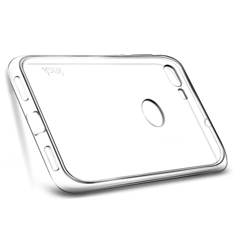 IMAK Glossy Clear TPU Mobile Phone Shell for Google Pixel XL + Screen Protector Film - Transparent