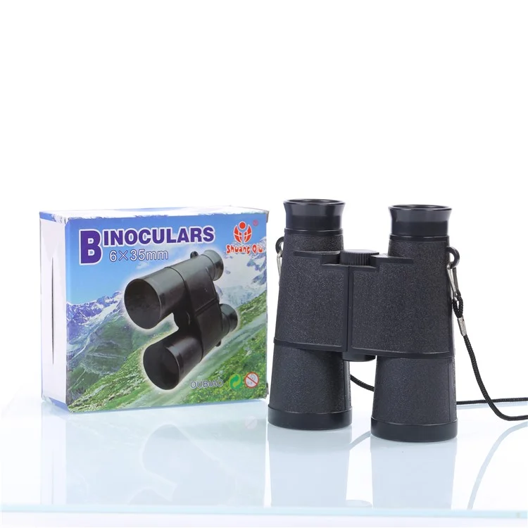 Children Gift 6X 35mm Portable Plastic Binoculars Telescope Outdoor Games Toy