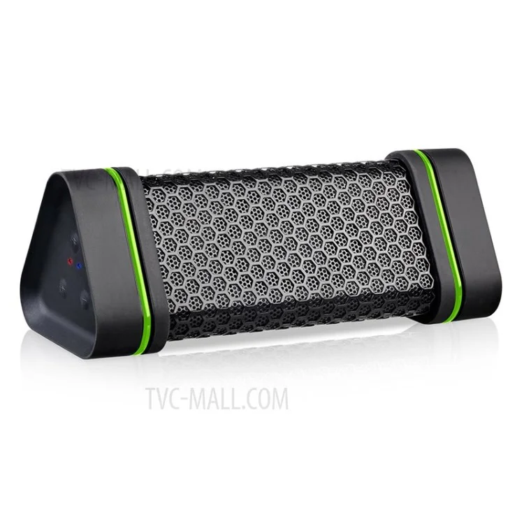 EARSON ER151 Portable Waterproof Shockproof Wireless Stereo Bluetooth Speaker w/ Microphone - Black