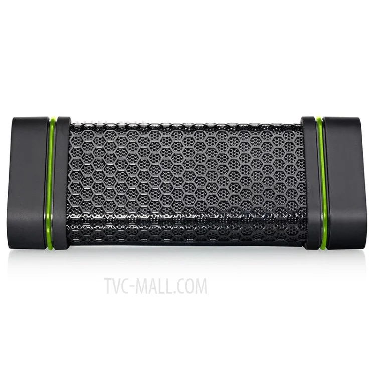 EARSON ER151 Portable Waterproof Shockproof Wireless Stereo Bluetooth Speaker w/ Microphone - Black