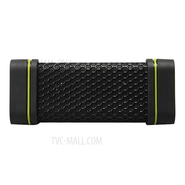 EARSON ER151 Portable Waterproof Shockproof Wireless Stereo Bluetooth Speaker w/ Microphone - Black