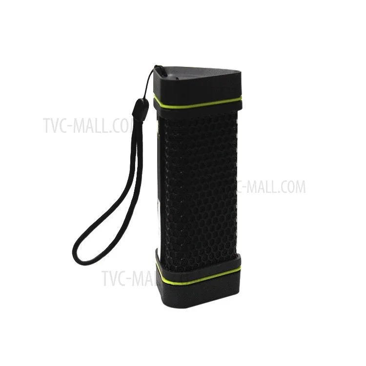 EARSON ER151 Portable Waterproof Shockproof Wireless Stereo Bluetooth Speaker w/ Microphone - Black