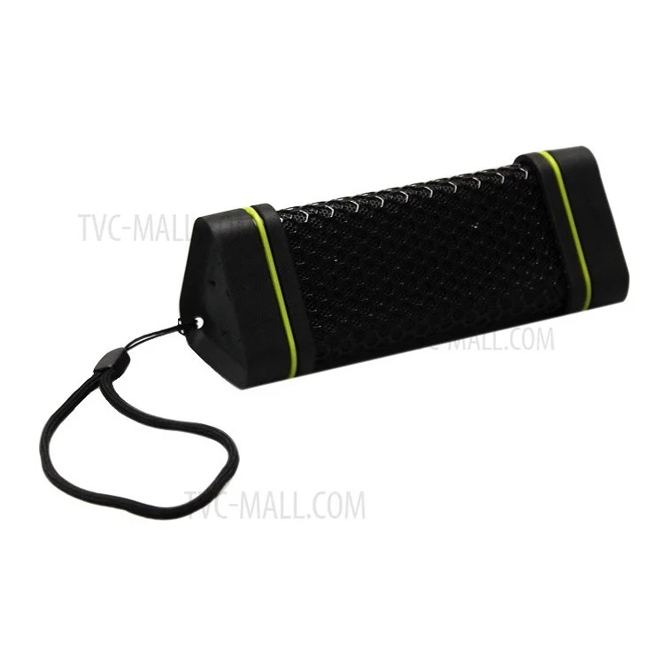 EARSON ER151 Portable Waterproof Shockproof Wireless Stereo Bluetooth Speaker w/ Microphone - Black