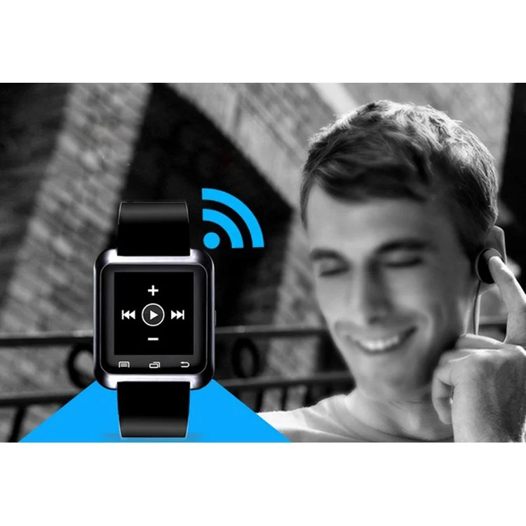 U80 Health Sport Smart Bluetooth Watch for Android Phone - Black
