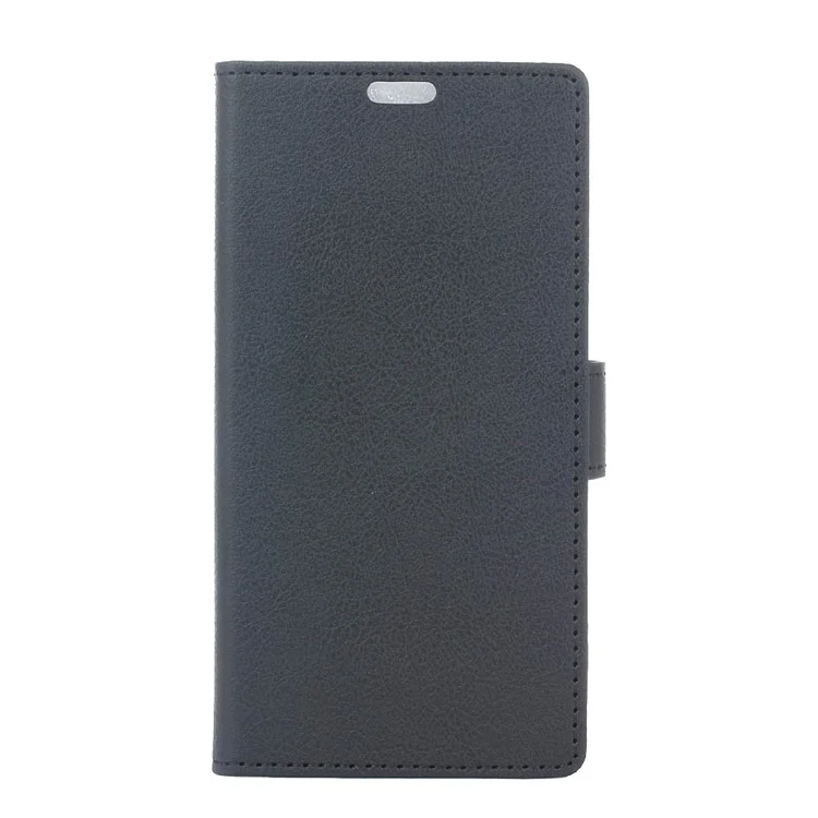 Wallet PU Leather Stand Case Accessory with Card Holders for Asus Zenfone 4 Selfie Pro ZD552KL - Black