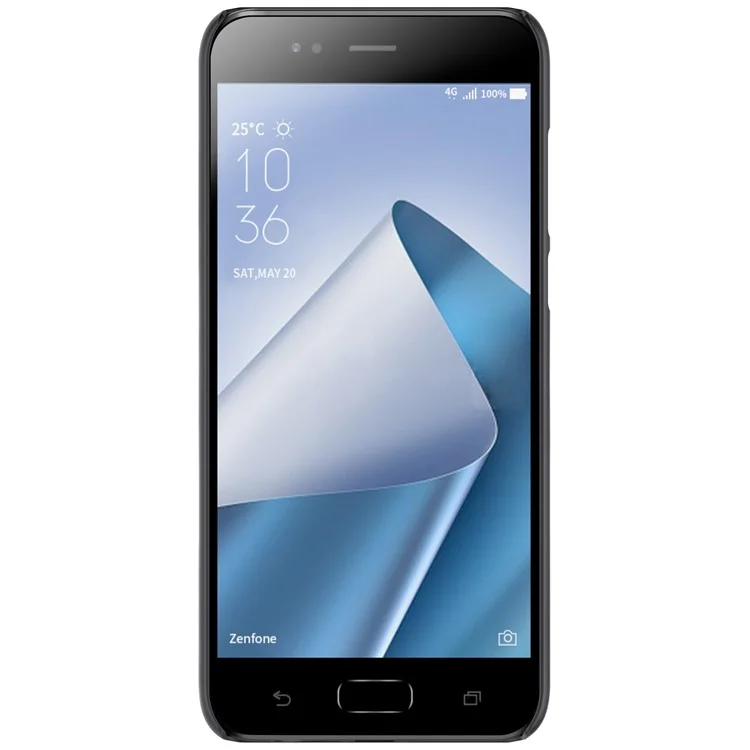 NILLKIN Super Frosted Shield PC Hard Case for Asus ZenFone 4 (ZE554KL) with Screen Protector - Black