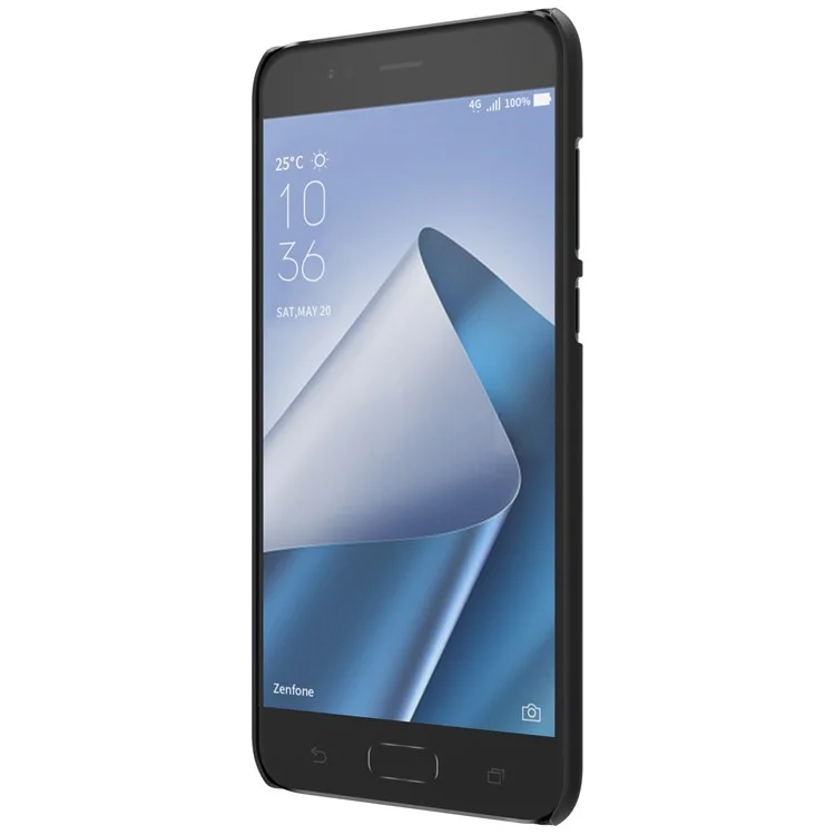NILLKIN Super Frosted Shield PC Hard Case for Asus ZenFone 4 (ZE554KL) with Screen Protector - Black