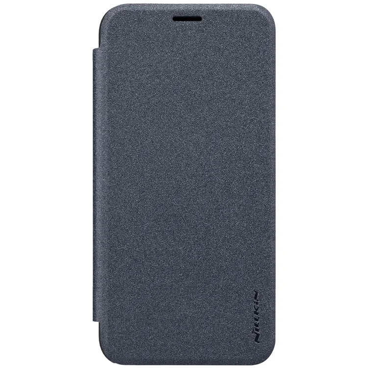 NILLKIN Sparkle Series Flip Leather Case for Asus Zenfone 4 Selfie Pro ZD552KL - Black