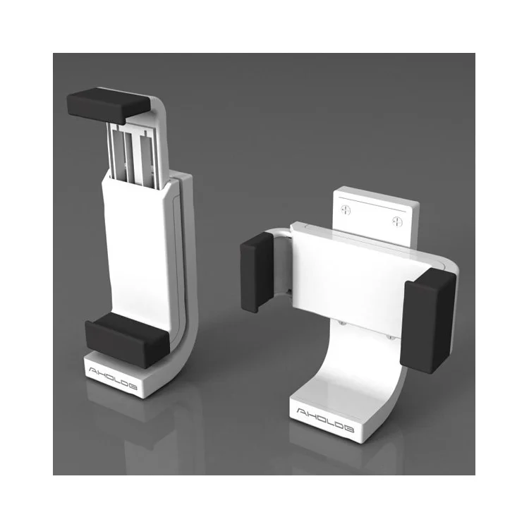 5375 ASHUTB 360 Degree Swivel AB Holder for iPhone Samsung etc with 1/4 Inch Screw Interface - White