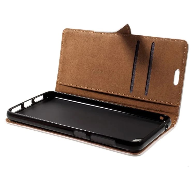 Patterned PU Leather Wallet Stand Protective Phone Cover for Asus Zenfone 4 Max ZC520KL - Bird Couple
