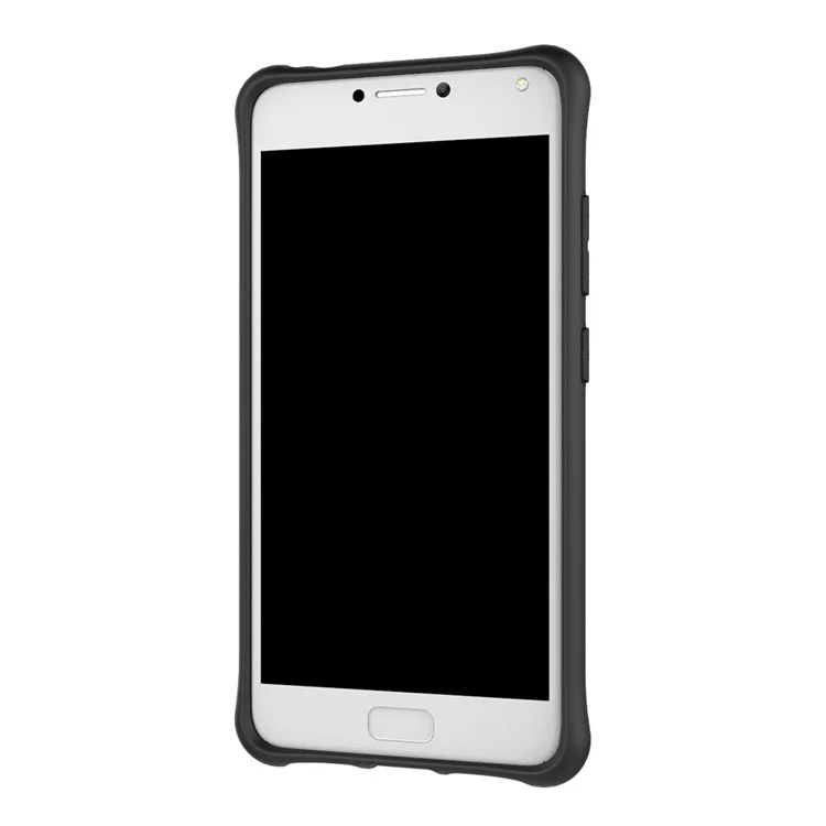 Soft TPU + Plastic Combo Detachable 2-in-1 Phone Casing with 360-degree Rotary Kickstand for Asus ZenFone 4 Max (ZC554KL) / Max Pro (ZC554KL) / Max Plus (ZC554KL) - Silver