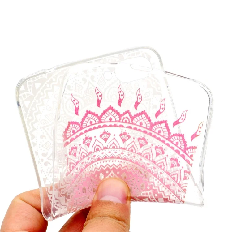 For Asus Zenfone 4 Max ZC520KL Pattern Printing Soft TPU Phone Protection Case - Ethnic Style