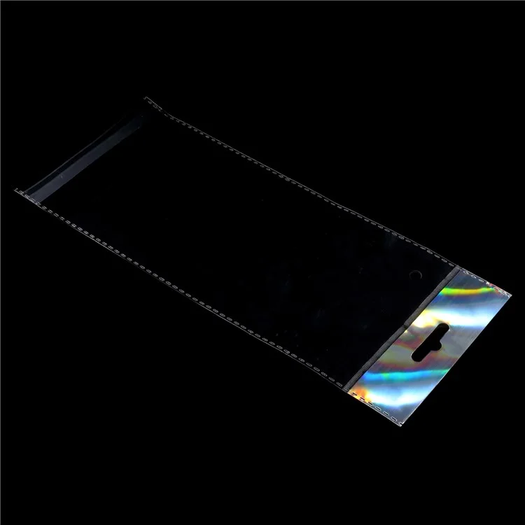 100Pcs/Lot Transparent Plastic Retail Packaging Bag for iPhone X/8/8 Plus Cases, Inner Size: 18.3 x 10cm
