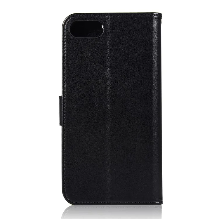 Imprint Owl Dream Catcher Pattern Leather Wallet Case with Strap for Asus ZenFone 4 Max / 4 Max Pro / 4 Max Plus (ZC554KL) - Black
