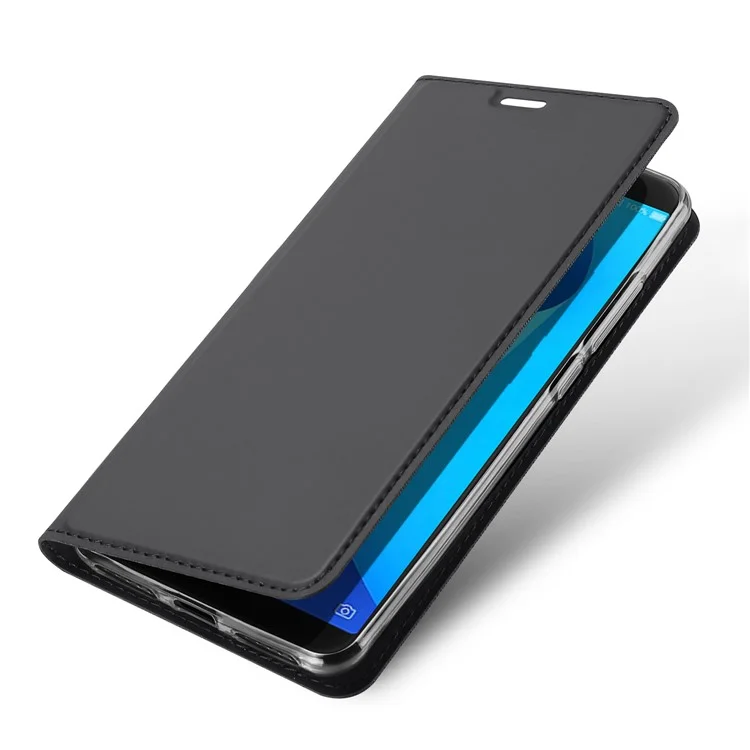 DUX DUCIS Skin Pro Series Leather Stand Case for Asus ZenFone Max (M1) ZB555KL - Grey