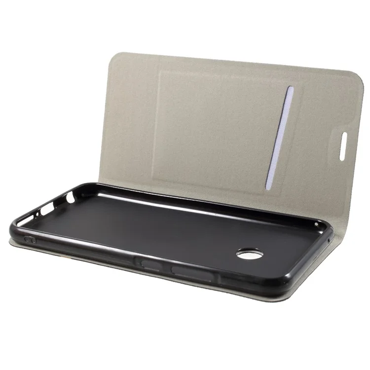 Cross Texture Card Holder Leather Case for Asus Zenfone 5Z ZS620KL / Zenfone 5 ZE620KL - Black