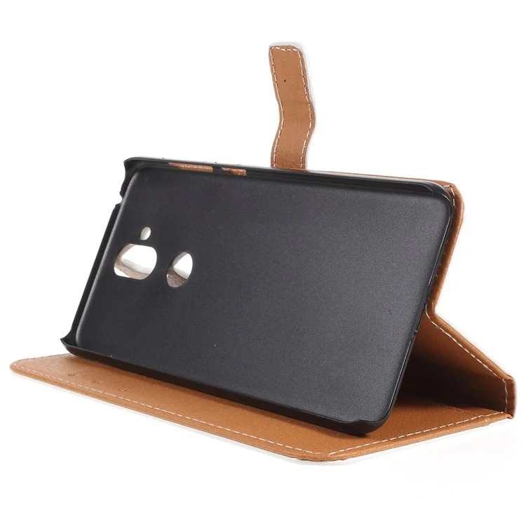 Pattern Printing Wallet Leather Cover Case for Asus Zenfone 5 Lite ZC600KL - Black and White Cat