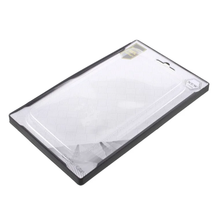 20Pcs/Lot Woven Texture Paper + Plastic Retail Packing Box for iPhone 8 Plus/7 Plus Cases, Size: 160 x 81 x 10mm - Black