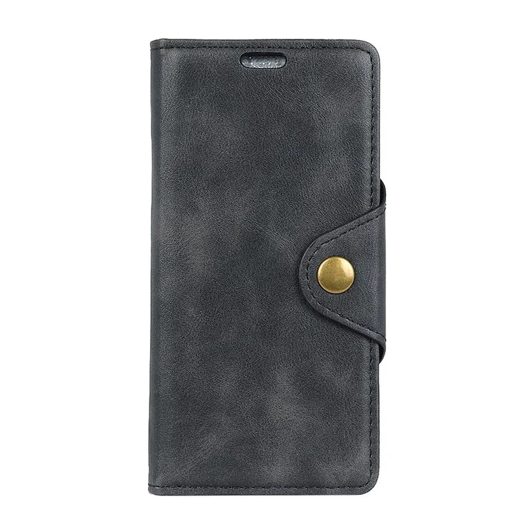 Wallet Leather Stand Cover for Asus Zenfone 5 Lite ZC600KL - Black