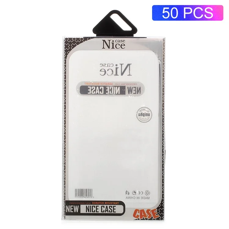 50PCS/Lot Plastic Packaging Box for iPhone 8 Plus / 7 Plus / 6s Plus / 6 Plus Case