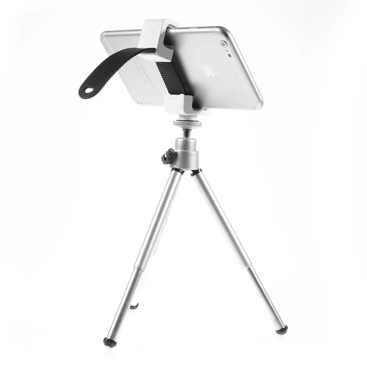 ASHUTB Adjustable Mini Tripod + Cellphone Holder Q for Smartphones, Holder Width: 20-140mm