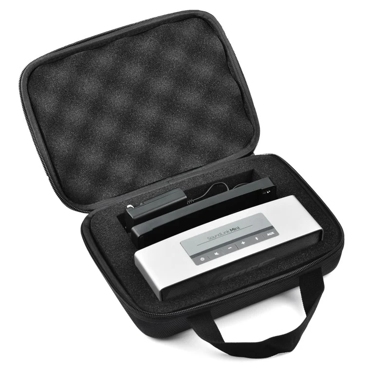 Bolsa de Armazenamento Portátil e Resistente a Choques para BOSE Soundlink Mini - Preta