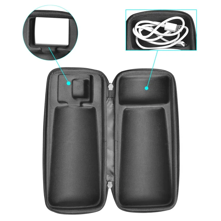 Borsa da trasporto in fibra di nylon e carbonio resistente agli urti per BOSE Soundlink Revolve+ - Nera