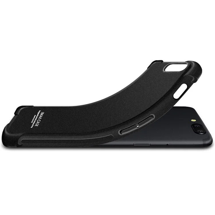 Étui de téléphone portable antichoc en TPU IMAK Skin Feel pour Asus Zenfone Max Pro (M2) ZB631KL - Noir mat