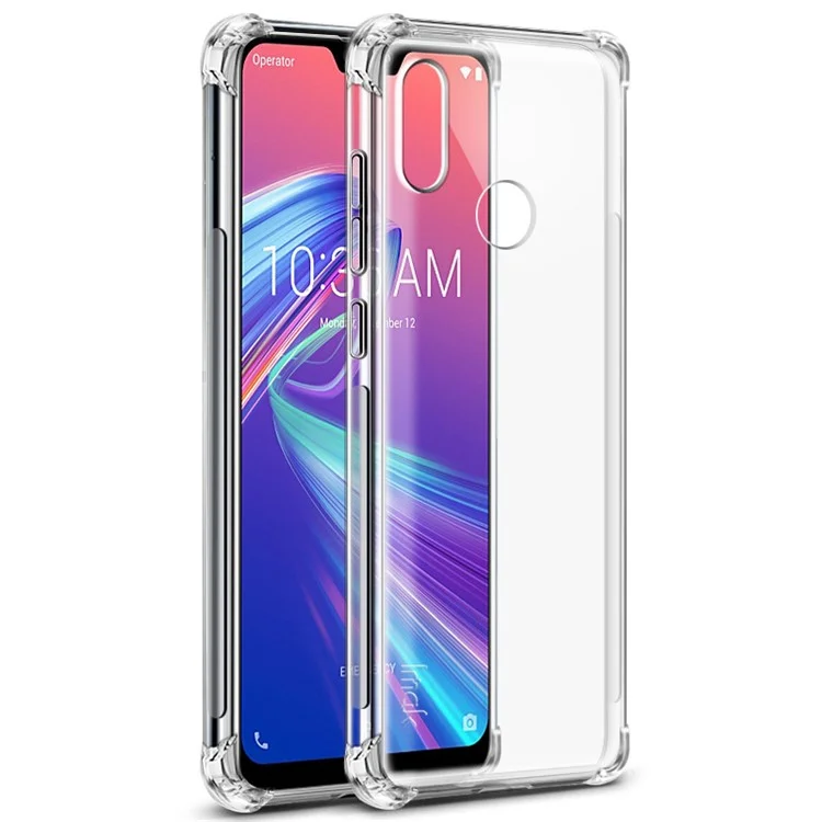 Imak Skin Feel Shell TPU TPU TPU Mobile Pour Asus Zenfone Max Pro (M2) ZB631KL - Transparent