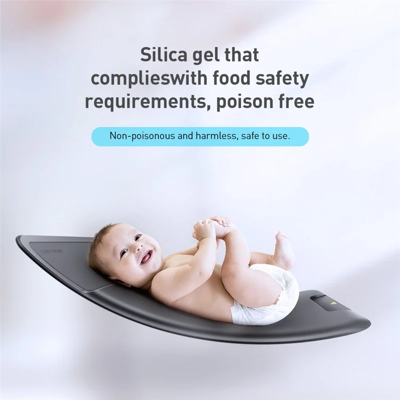 BASEUS Phone Back Stick Silicone Card Bag Portable Card Holder for Mobile Phones - Dark Grey