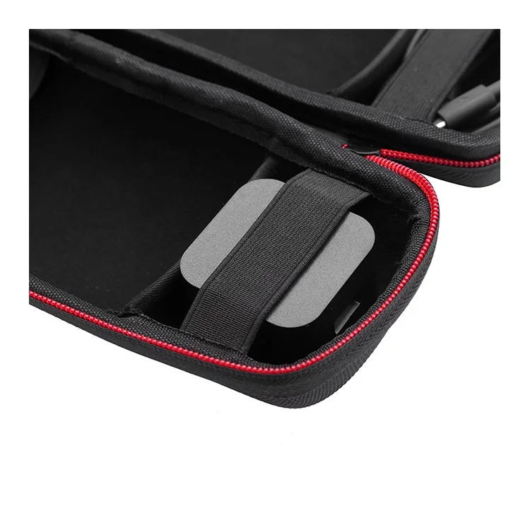 Portable Protection Case Speaker Carrying Bag for JBL Flip 5 Bluetooth Speaker - Black / Red