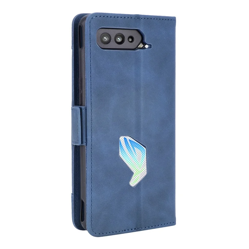 Custodia Protettiva Con Portafoglio In Pelle Con Slot Per Schede Multipli Per Telefono ROG ASUS 5 - Blu