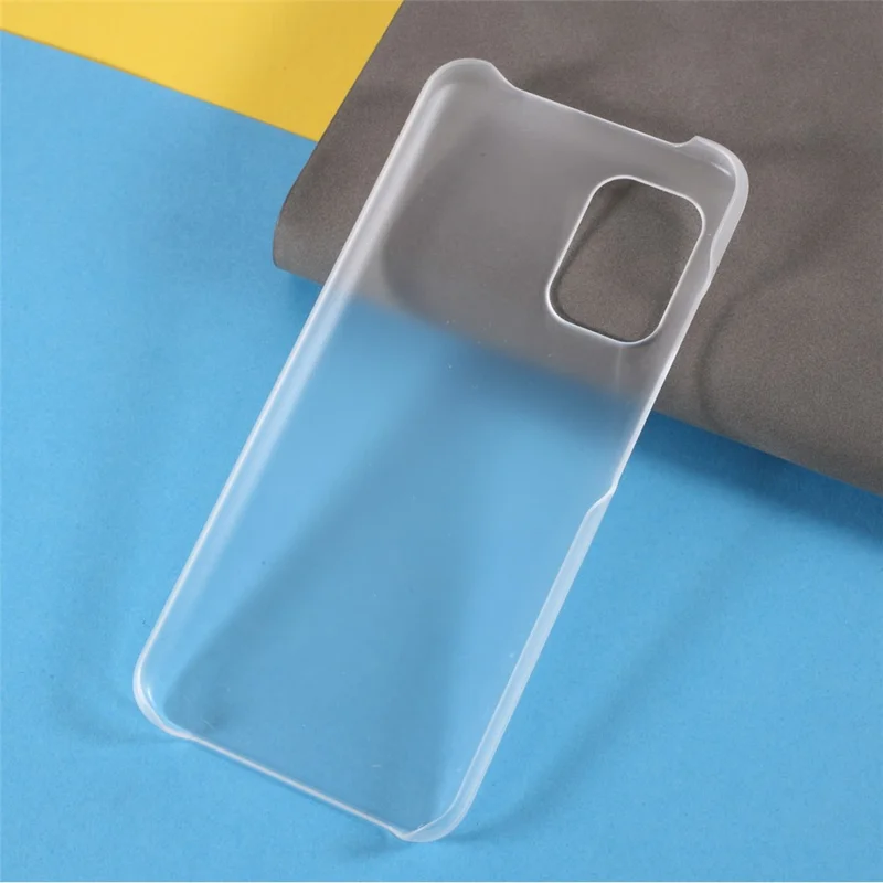 Rubberized Smooth Surface Plastic Hard Cover for Asus Zenfone 8 Mini PC Back Case - Transparent
