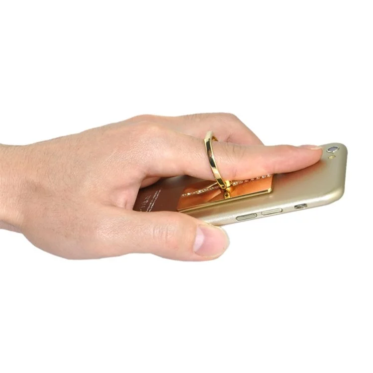 Metal Bunker Ring Stand Holder for iPhone Samsung HTC - Black