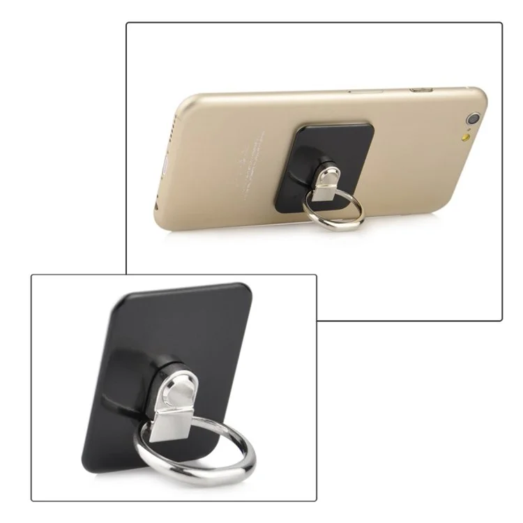 Metal Bunker Ring Stand Holder for iPhone Samsung HTC - Black
