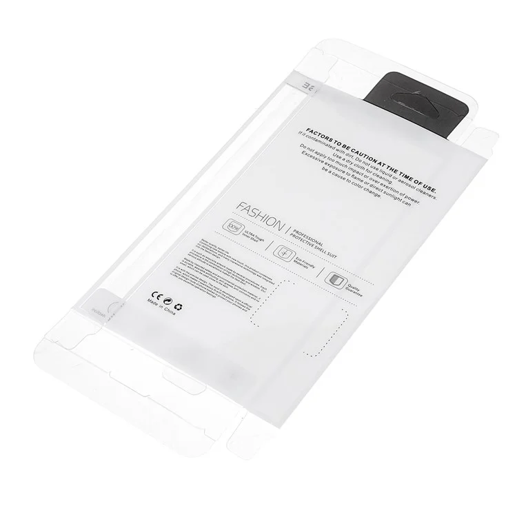 20 Stück/Set PET-Einzelhandelsetiketten mit Innenfach für Handytaschen bis 6,5 Zoll, Größe: 17 x 9 x 1,25 cm