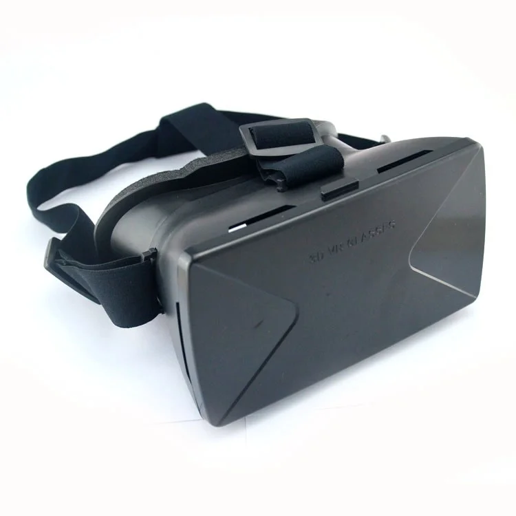 NIBIRU 3D VR Virtual Reality Glasses Head Mount with NFC Magnet for 4-6 Inch Smartphone - Black