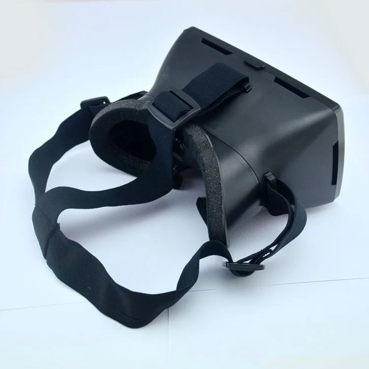 NIBIRU 3D VR Virtual Reality Glasses Head Mount with NFC Magnet for 4-6 Inch Smartphone - Black